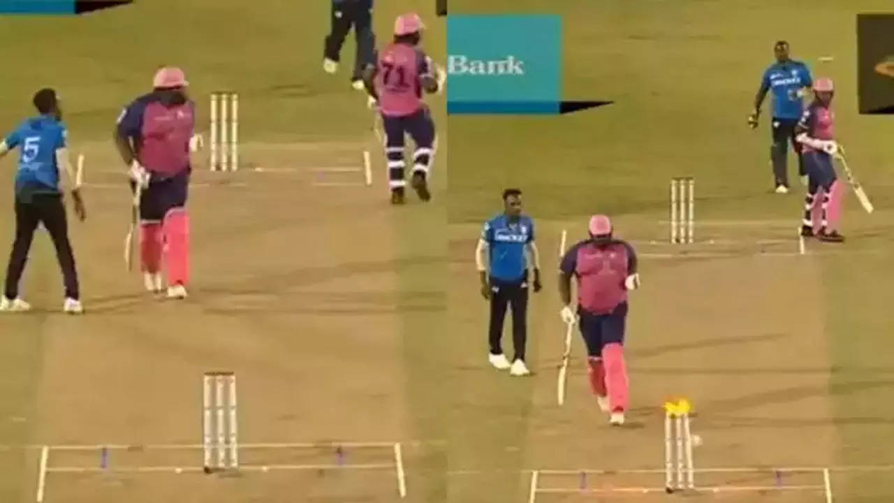 Watch Unfit Rahkeem Cornwall suffers embarrassing run-out in CPL Cricket News
