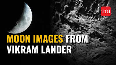 ISRO releases breathtaking visuals of the Moon captured by Chandrayaan-3's Vikram lander