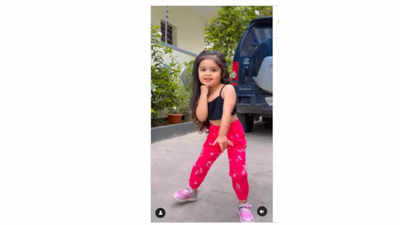 Toddler dances to Tamannaah Bhatia's popular song "Kaavaalaa", cute video goes viral on the internet
