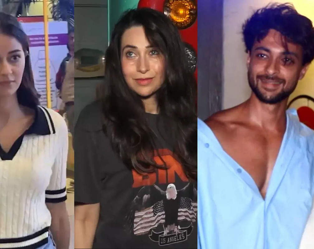 
#CelebrityEvenings: From Ananya Panday to Karisma Kapoor, Bollywood celebs spotted in Mumbai
