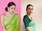  Celeb-approved sarees to paint your Hariyali Teej green