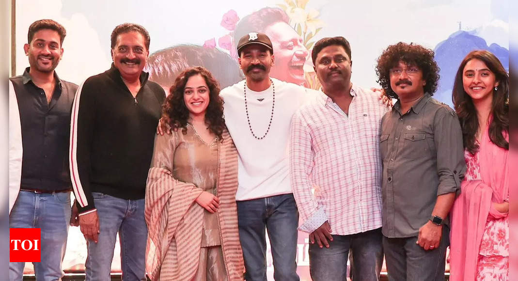 Dhanush Nithya Menen And Other Thiruchitrambalam Stars Reunite As