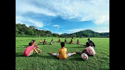 How Manipur's trans footballers are coaching kids stuck in relief camps