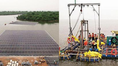 First block of 600MW floating solar plant phase-1 launched in Omkareshwar