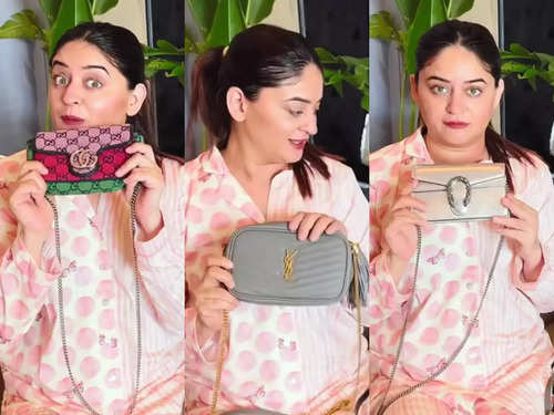 Mahhi Vij shows her luxury bag collection; says 'I feel proud because I  have worked hard to earn them