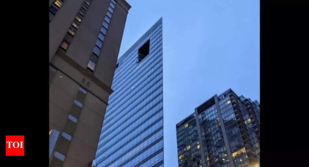 Viral optical illusion: Is this a 2D building? Netizens are confused ...