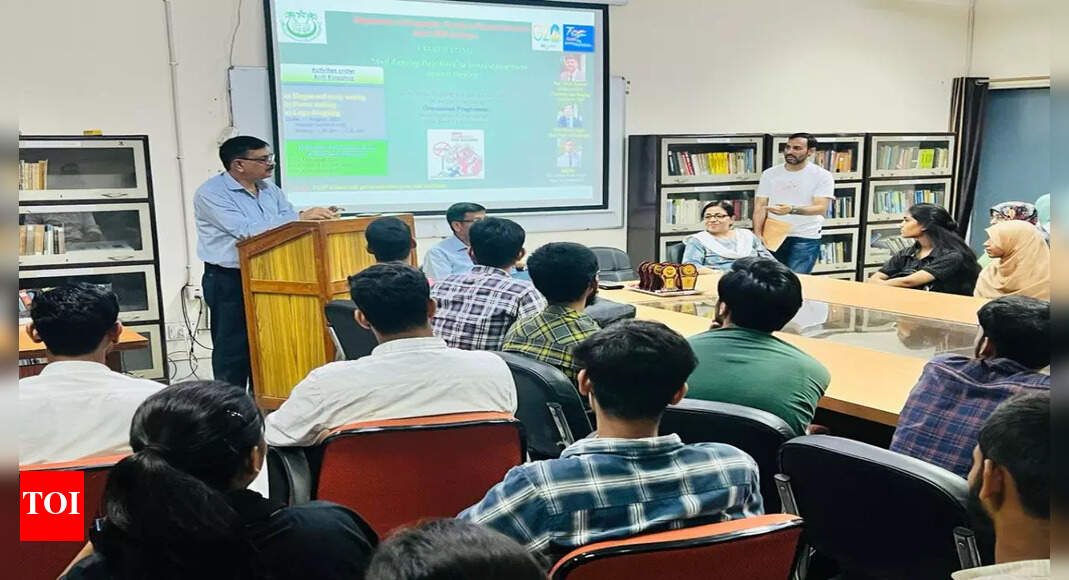 Orientation Program Jamia Geography freshers with an