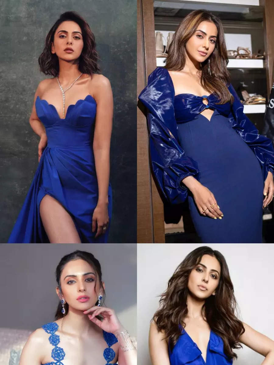 Rakul Preet Singhs Blue Dress Chronicles Times Of India 2137