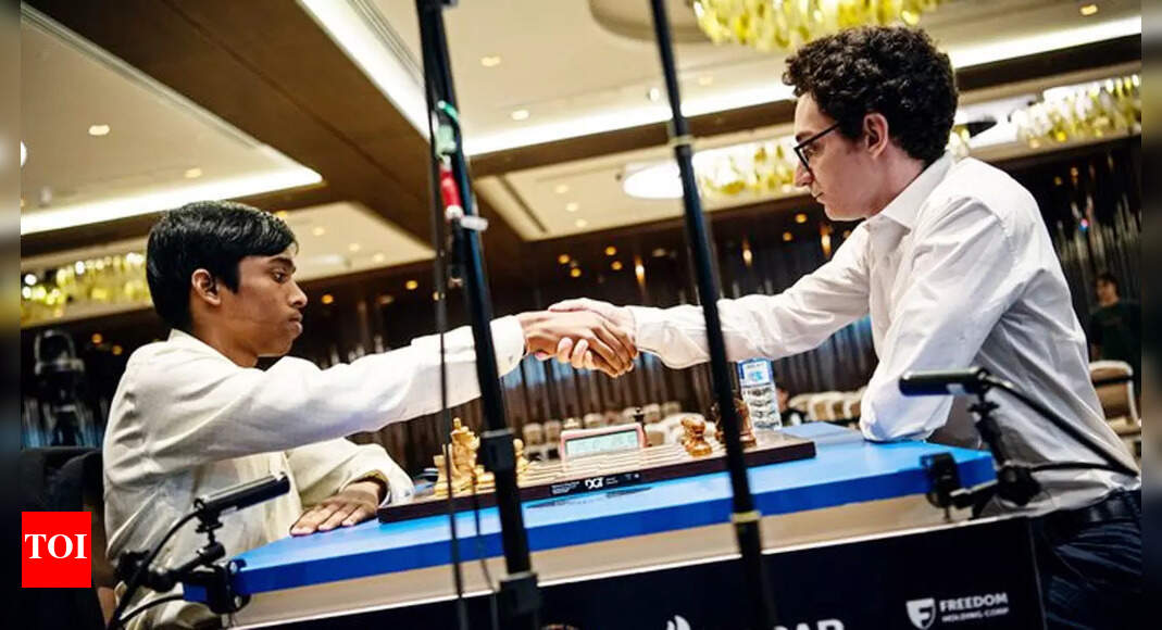 praggnanandhaa: Chess World Cup: Praggnanandhaa shocks Caruana, meets  Carlsen in final - The Economic Times