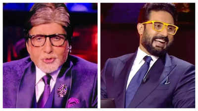 Kaun Banega Crorepati 15: Amitabh Bachchan on his bond with son Abhishek Bachchan; says "He's my friend, I can't talk to any other family member like I can with him"