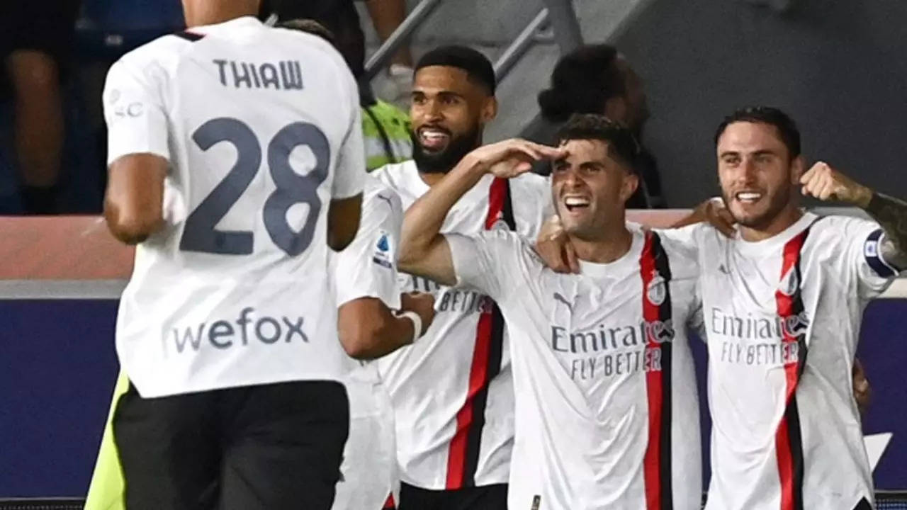 Pulisic dá show e Milan bate Bologna em estreia no Campeonato