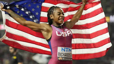 American Sha'Carri Richardson claims world gold in women's 100m