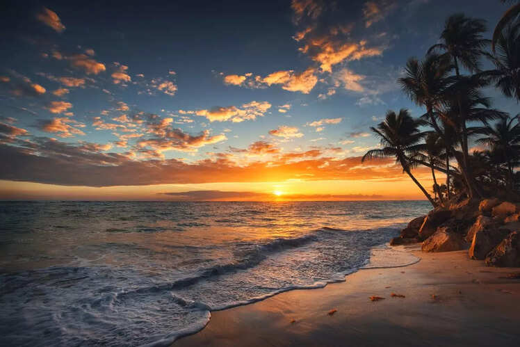 The beautiful sunsets