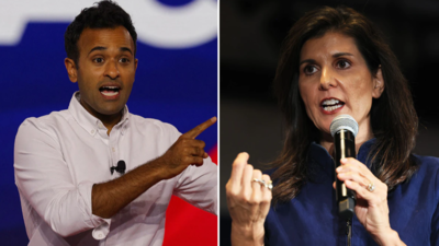 Indian-American presidential candidates Nikki Haley, Vivek Ramaswamy lock horns over support for Israel, foreign aid