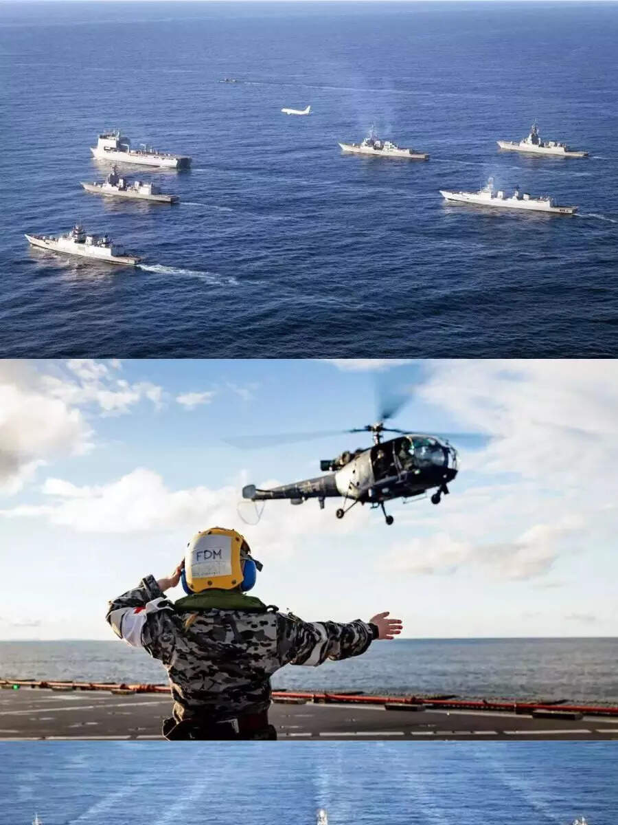 Malabar naval exercise concludes off Australian coast | Times of India
