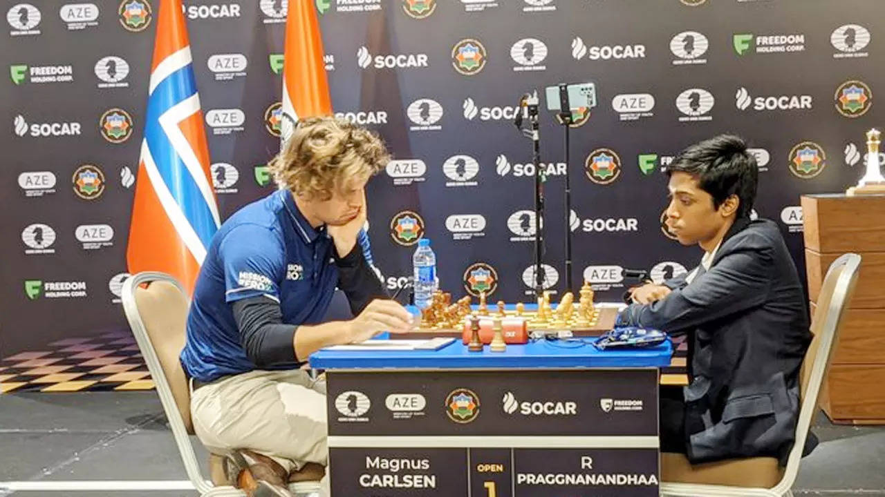 Chess World Cup : R Praggnanandhaa shocks world No 3 Fabiano Caruana, meets  Magnus Carlsen in final