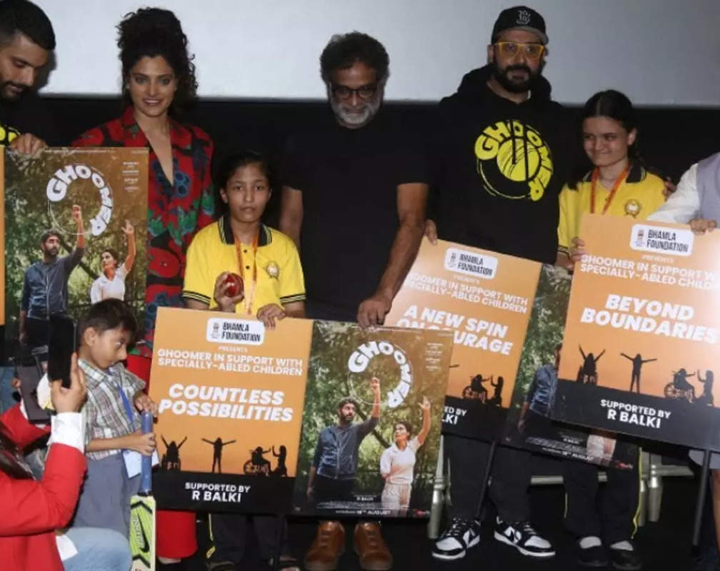 
Abhishek Bachchan organizes screening of 'Ghoomer' for specially-abled children
