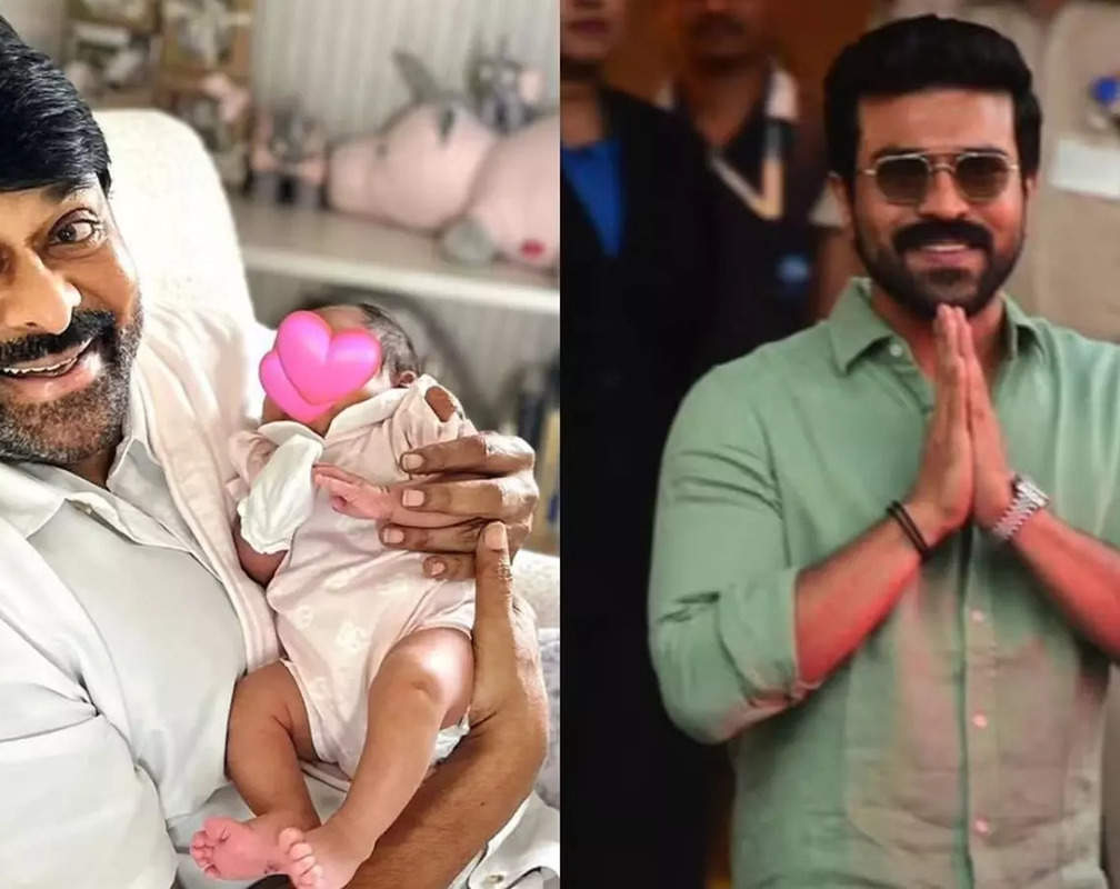 
Ram Charan shares adorable picture of father Chiranjeevi with granddaughter on his birthday
