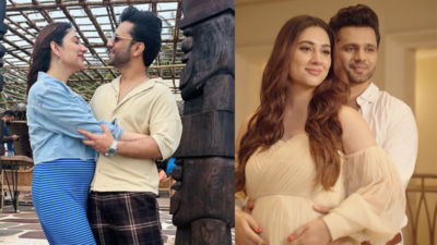 Rahul Vaidya's reaction to wife Disha Parmar's recent click flaunting her baby bump is leaving fans awestruck