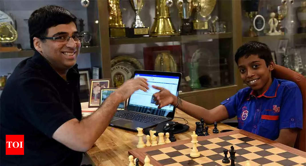 Replying to @High IQ Chess Intense Match: Vishy Anand vs Praggnanandha