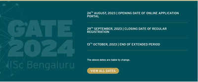 GATE 2024 registration likely to begin today at gate2024.iisc.ac.in; important dates, eligibility criteria here