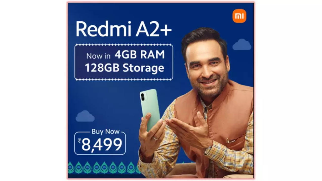 Redmi A2, Redmi A2+ smartphones with Android 13 Go Edition launched: Price,  offers and more - Times of India