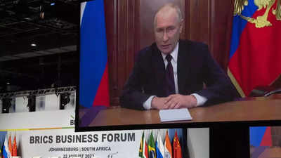 Vladimir Putin uses Brics summit to justify Russia's war in Ukraine