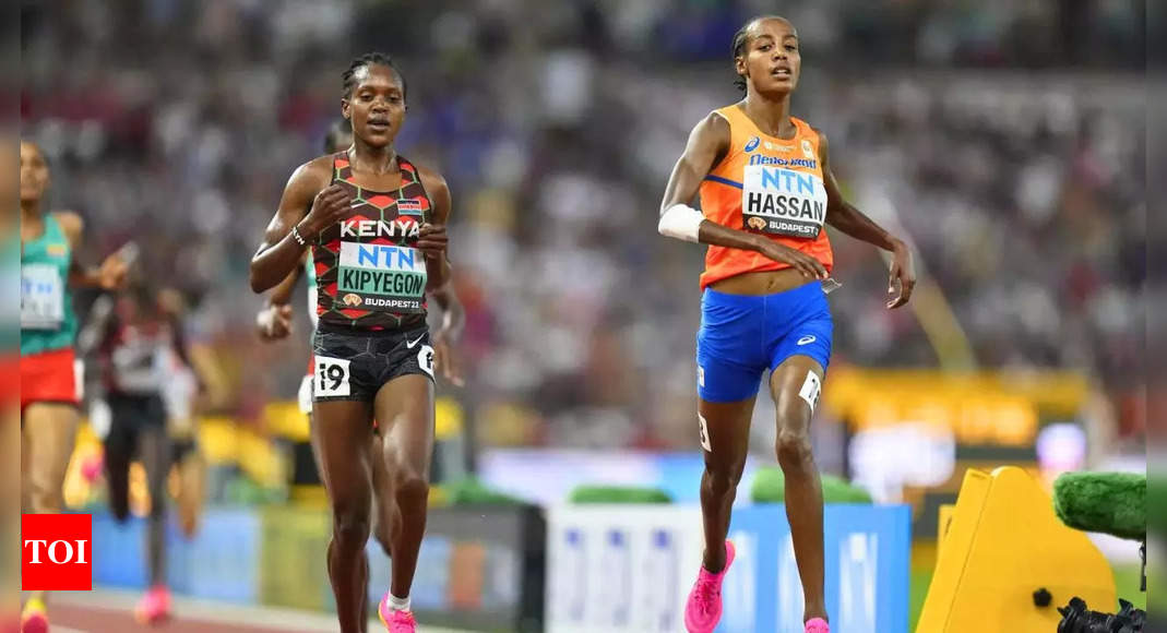 Faith Kipyegon and Sifan Hassan advance into women's world 5,000m final ...