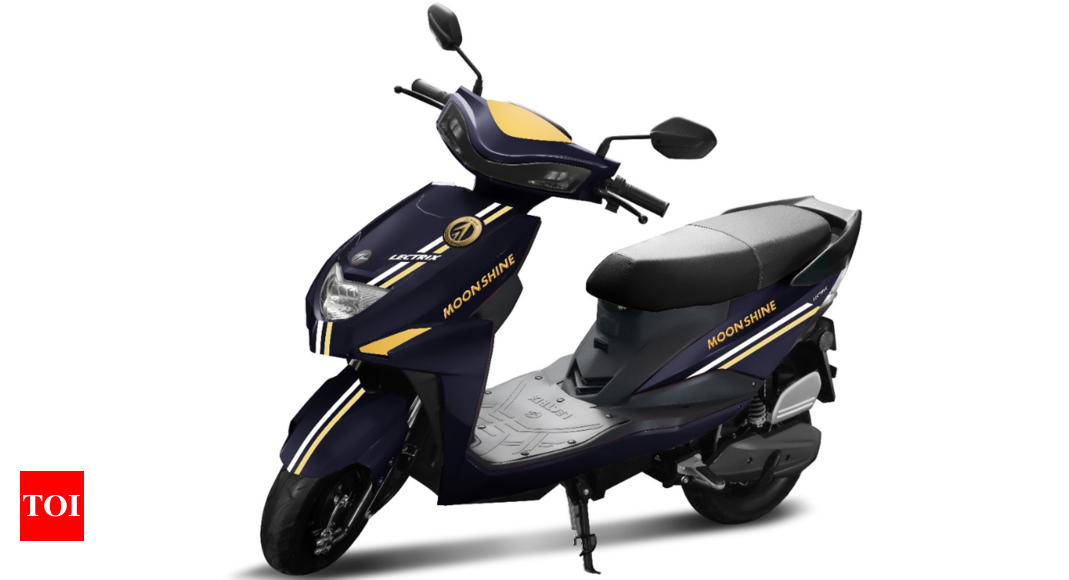 Lectrix Lxs Moonshine: Lectrix EV launches ‘LXS Moonshine Limited Edition’ scooter at Rs 97,999 to celebrate Isro’s Chandrayaan-3 success