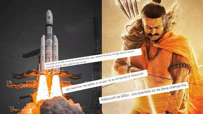 After Chadrayaan 3's successful moon landing, 'Adipurush' gets trolled for 'Rs 600 crore budget': Itne paise movie par barbad kar diye....