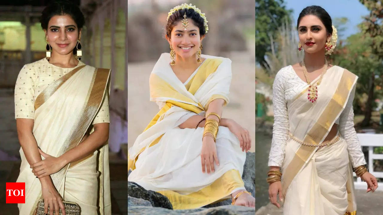 Onam 2023: Take Style Inspiration From South Indian Starlets Samantha, Sai  Pallavi For Saree Drapes