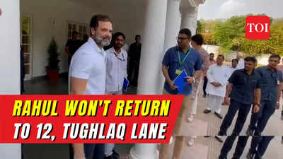 Rahul Gandhi considers not returning to 12, Tughlaq Lane bungalow amid alleged 'vengeful' suspension’