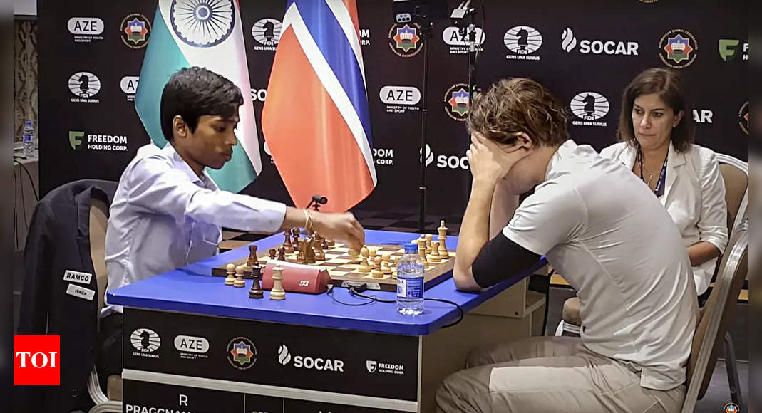 Praggnanandhaa (18) became the youngest Chess World Cup finalist