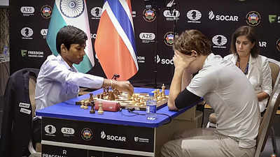 Chess World Cup 2023 Final R Praggnanandhaa vs Magnus Carlsen