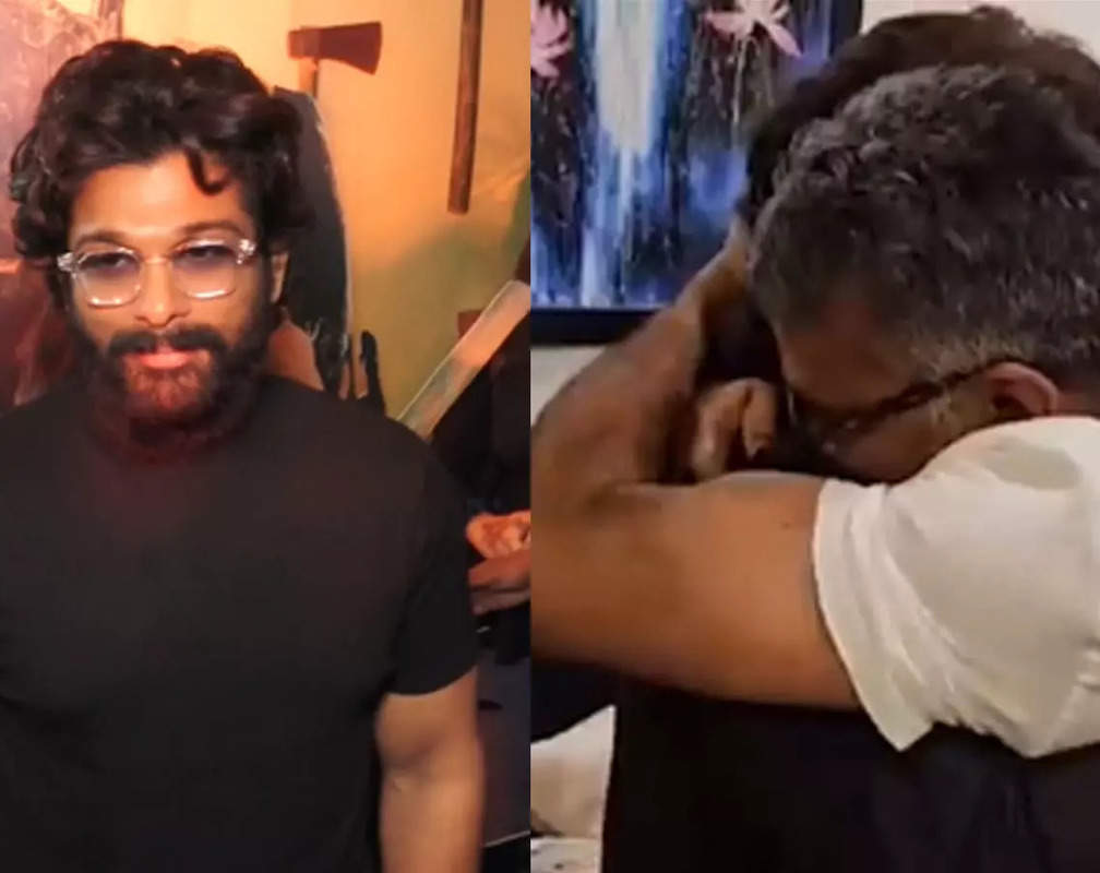 
Allu Arjun’s reaction to his National Award goes viral; actor gives a long emotional hug to ‘Pushpa’ director Sukumar
