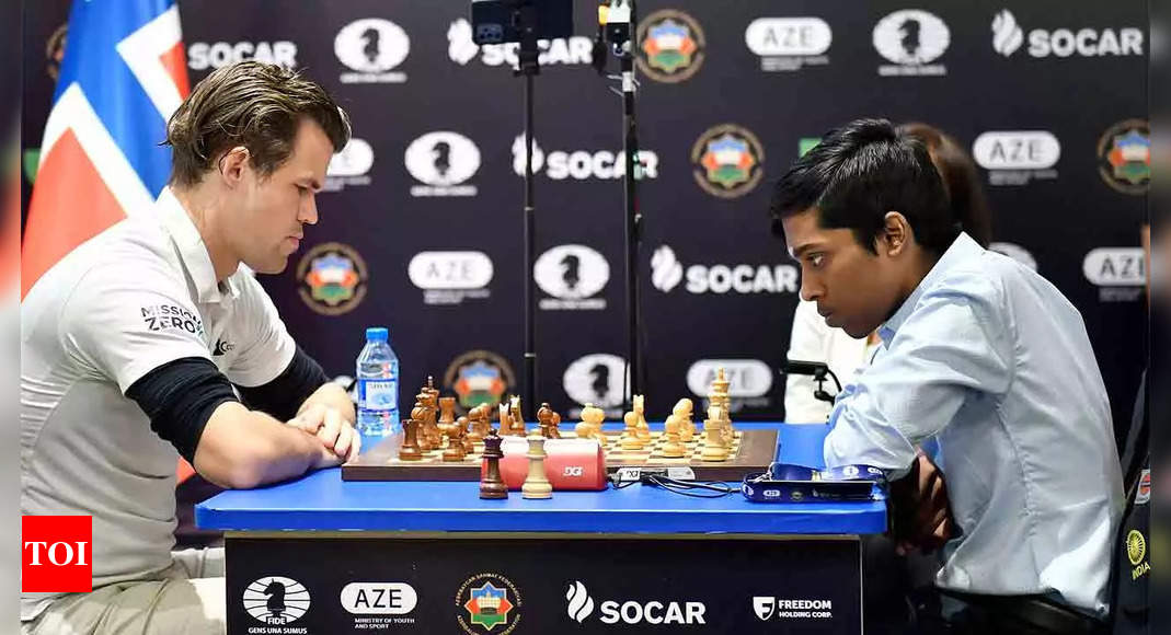 Chess World Cup: Pragg-Carlsen final heads into tie-breakers