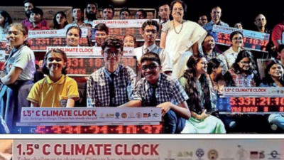 July 2029 countdown: 50 schools in Kolkata set to get climate clock