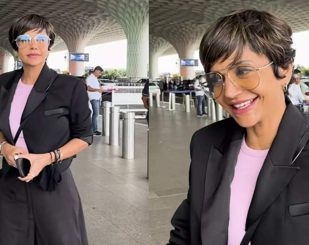 
Mandira Bedi gets spotted in a new LOOK, greets paps at the airport- Watch IT
