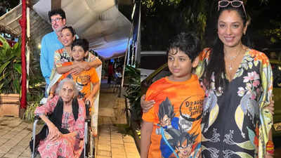 Rupali Ganguly throws grand birthday bash for son Rudransh as he turns 10; watch videos from their midnight celebration
