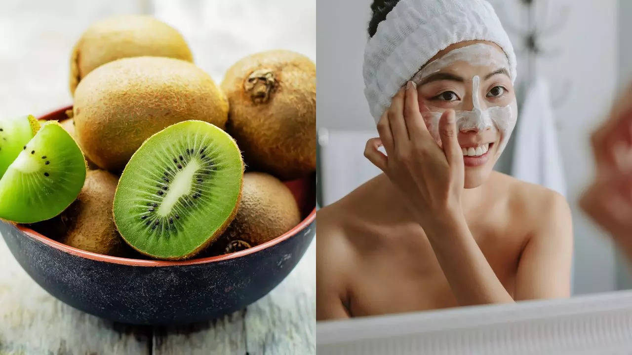 Kiwi fruit face masks