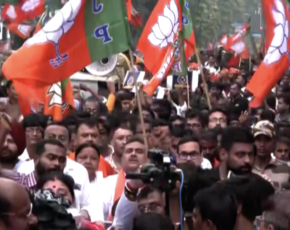 
Kolkata: BJYM holds rally over Jadavpur University student death case
