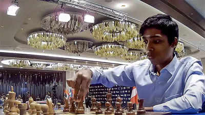 Praggnanandhaa performance so far in the global chess league (6.5/7).  Performance rating of 3036. FIDE rating increased by a massive +32.6 within  7 games. Converted all his black games into wins. Got