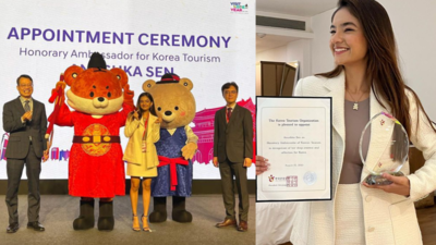 Anushka Sen gets appointed as 'Honorary Brand Ambassador of Korean Tourism', writes "It was my dream to become the bridge between Korea and India"
