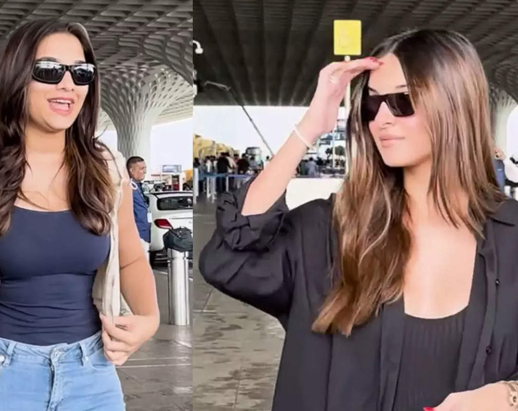 
Spotted! Tara Sutaria and Saiee Manjrekar look their stylish best at airport
