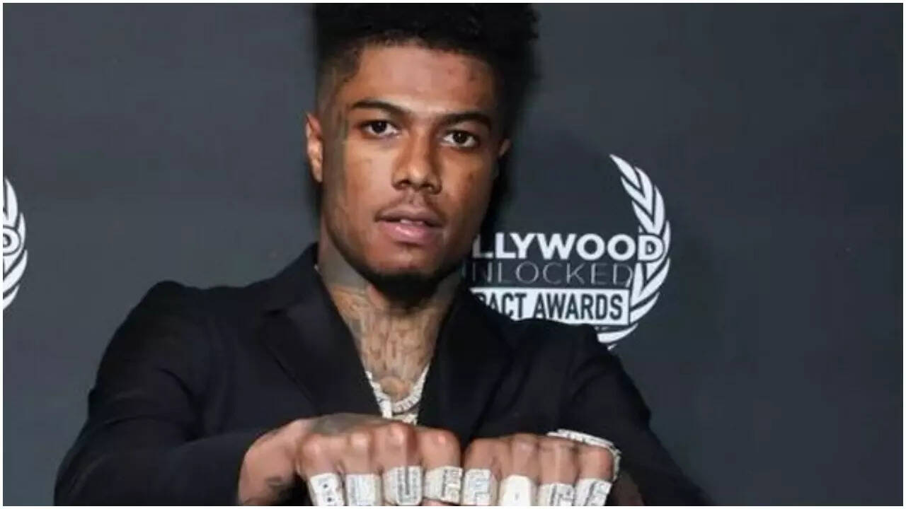 Rapper Blueface gets hospitalised after random guy stabbed him at boxing  gym | English Movie News - Times of India
