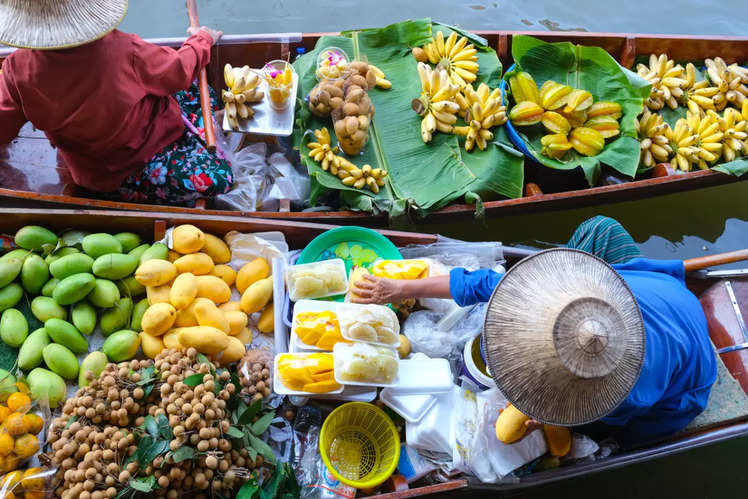 Stunning floating markets in Asia that are special | Times of India Travel