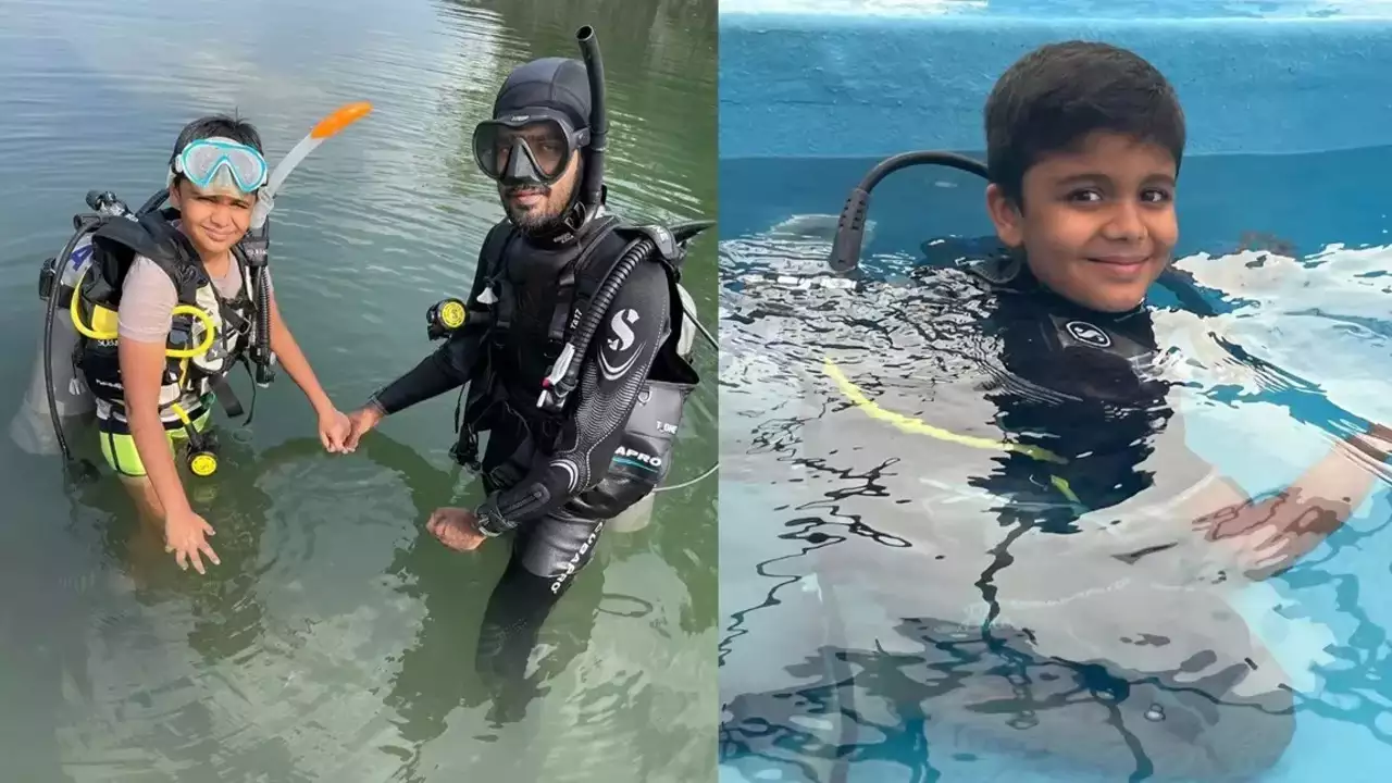 10-year-old Mumbai boy becomes world's youngest PADI-certified