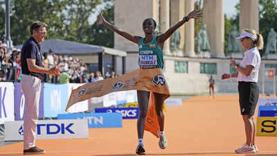 World Athletics Championships: Shankule delivers Ethiopian marathon gold