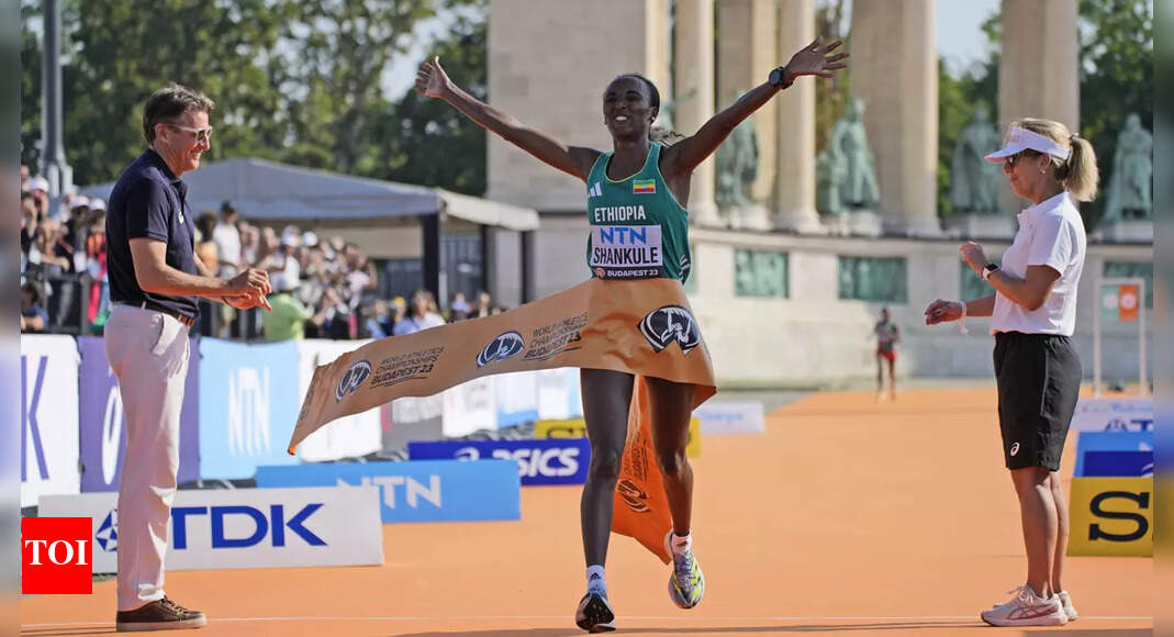World Athletics Championships: Shankule delivers Ethiopian marathon gold