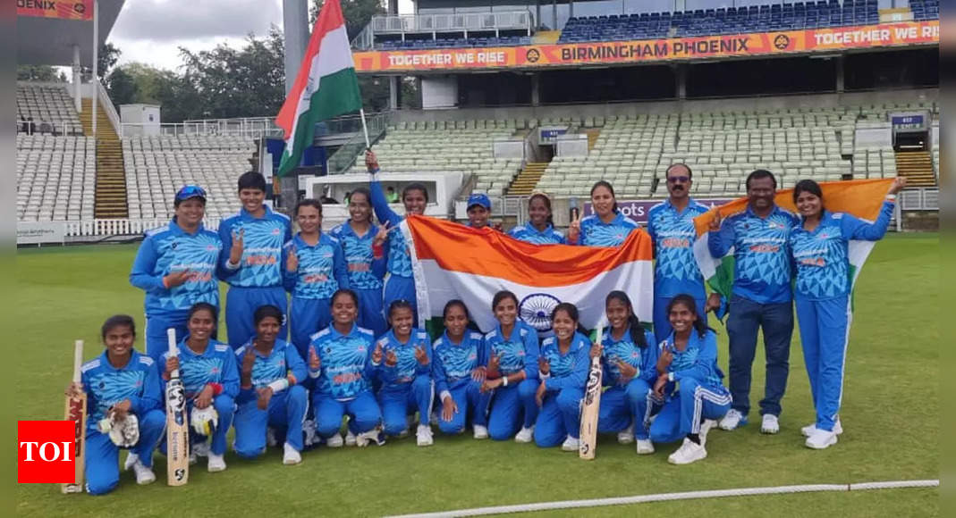 Ibsa World Games Indian Women S Visually Challenged Cricket Team Wins Gold Cricket News